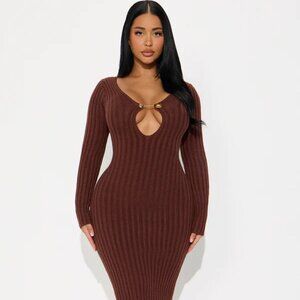 Moore Ribbed Midi Dress